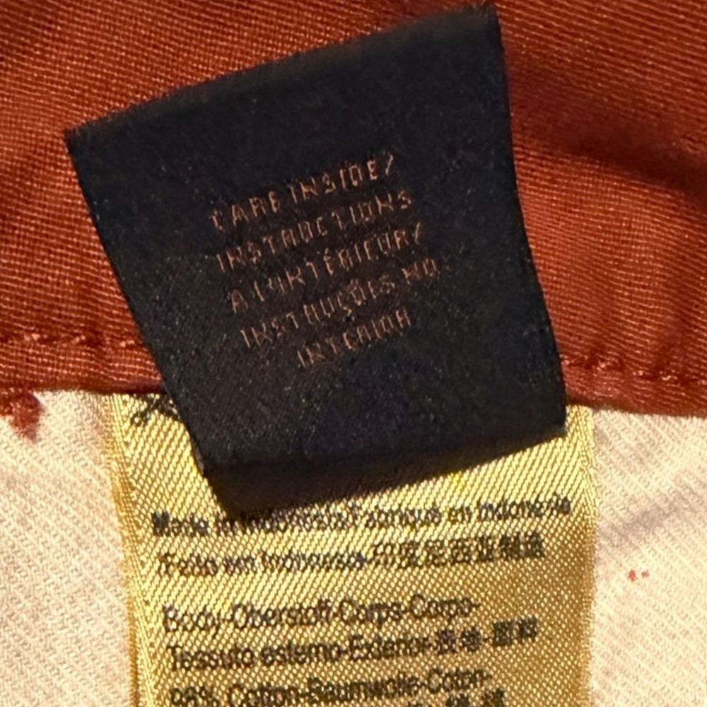 Scotch & Soda Mott Slim Fit Chinos Rust Orange Mens Stretch Cotton Twill Pants - Picture 9 of 10
